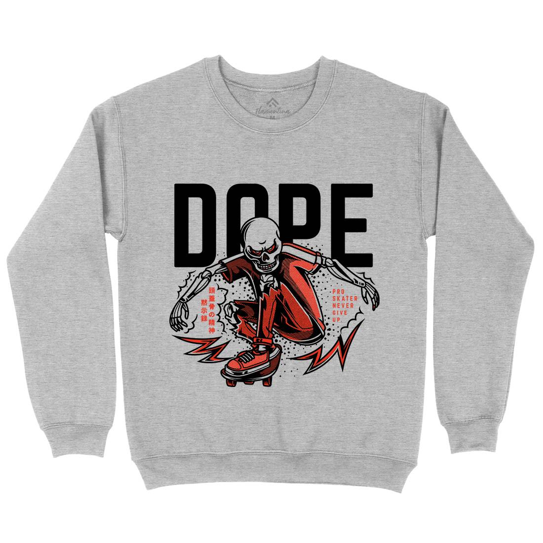 Dope Mens Crew Neck Sweatshirt Skate D759