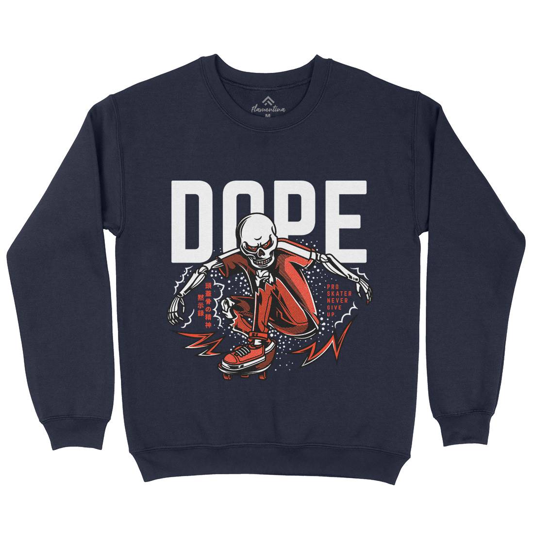 Dope Mens Crew Neck Sweatshirt Skate D759