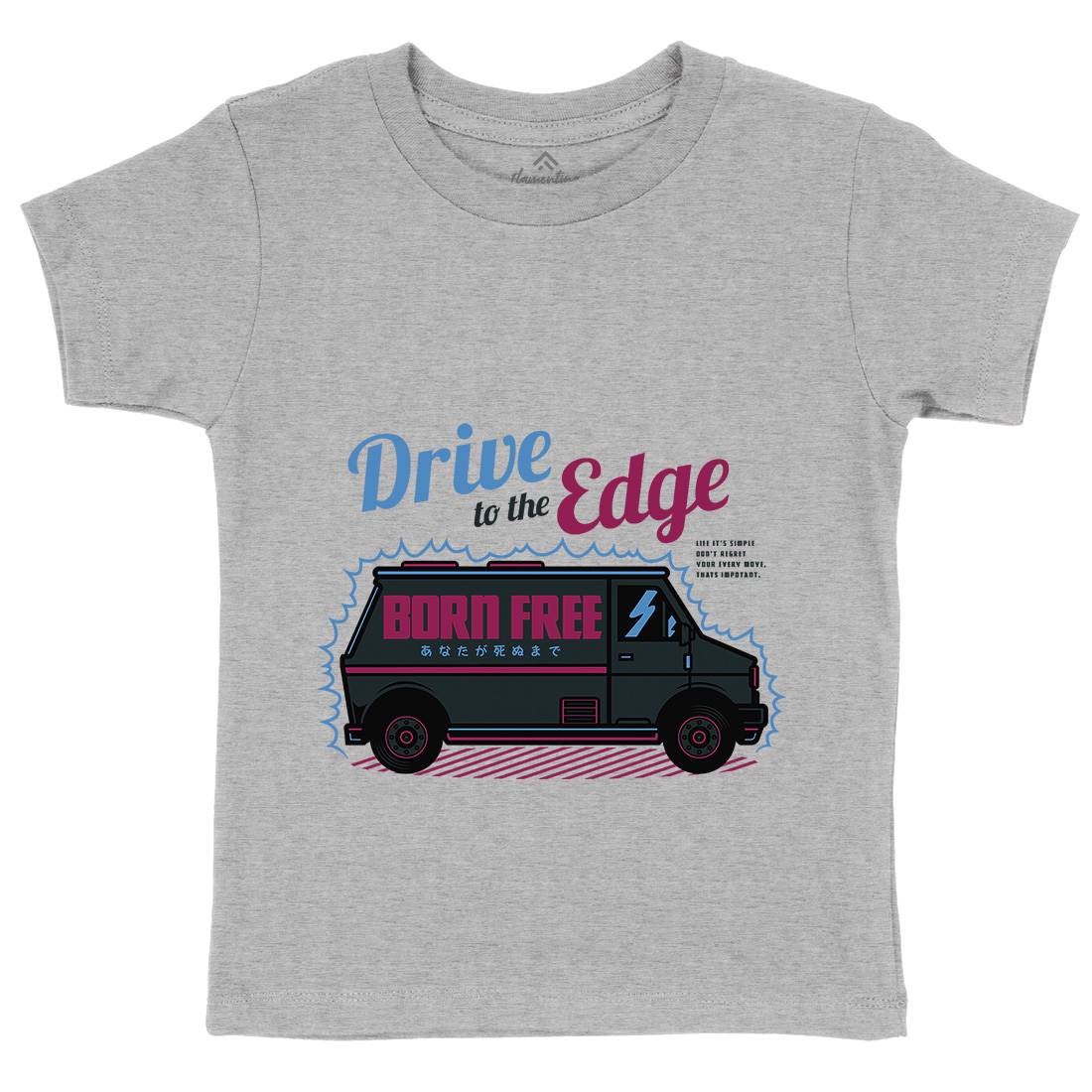 Drive To The Edge Kids Crew Neck T-Shirt Holiday D760