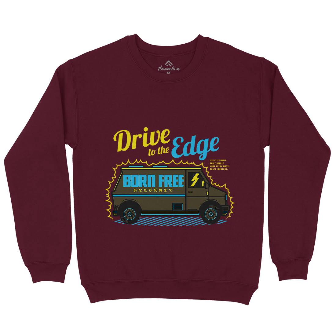 Drive To The Edge Kids Crew Neck Sweatshirt Holiday D760