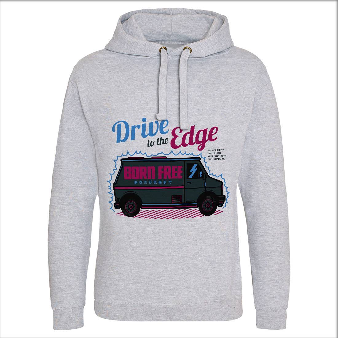 Drive To The Edge Mens Hoodie Without Pocket Holiday D760