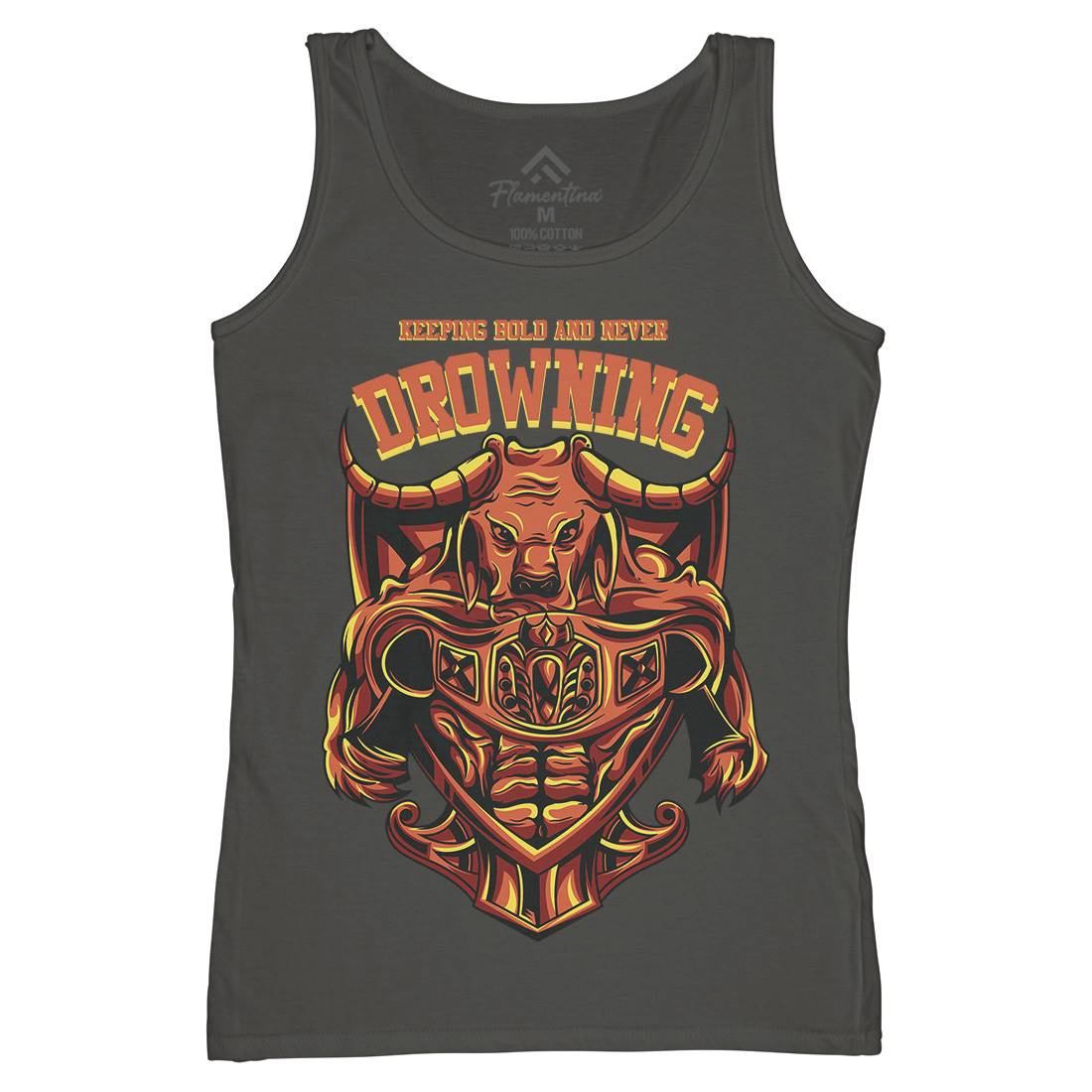 Drowning Bull Womens Organic Tank Top Vest Warriors D763