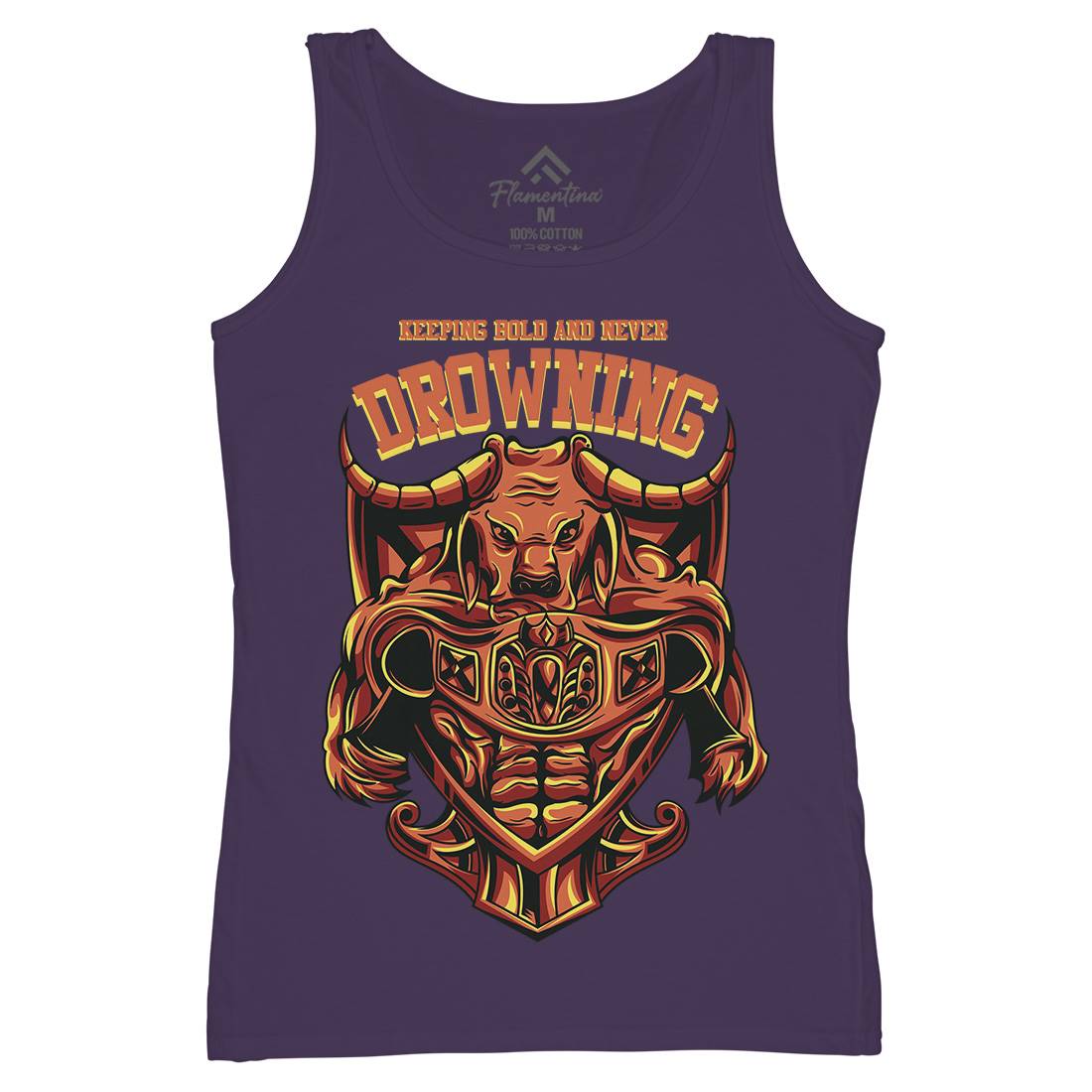 Drowning Bull Womens Organic Tank Top Vest Warriors D763