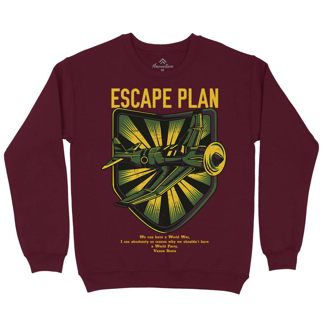 Escape Plan Kids Crew Neck Sweatshirt Army D765