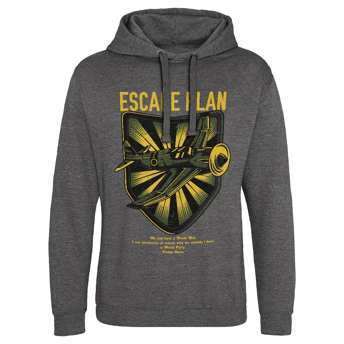Escape Plan Mens Hoodie Without Pocket Army D765