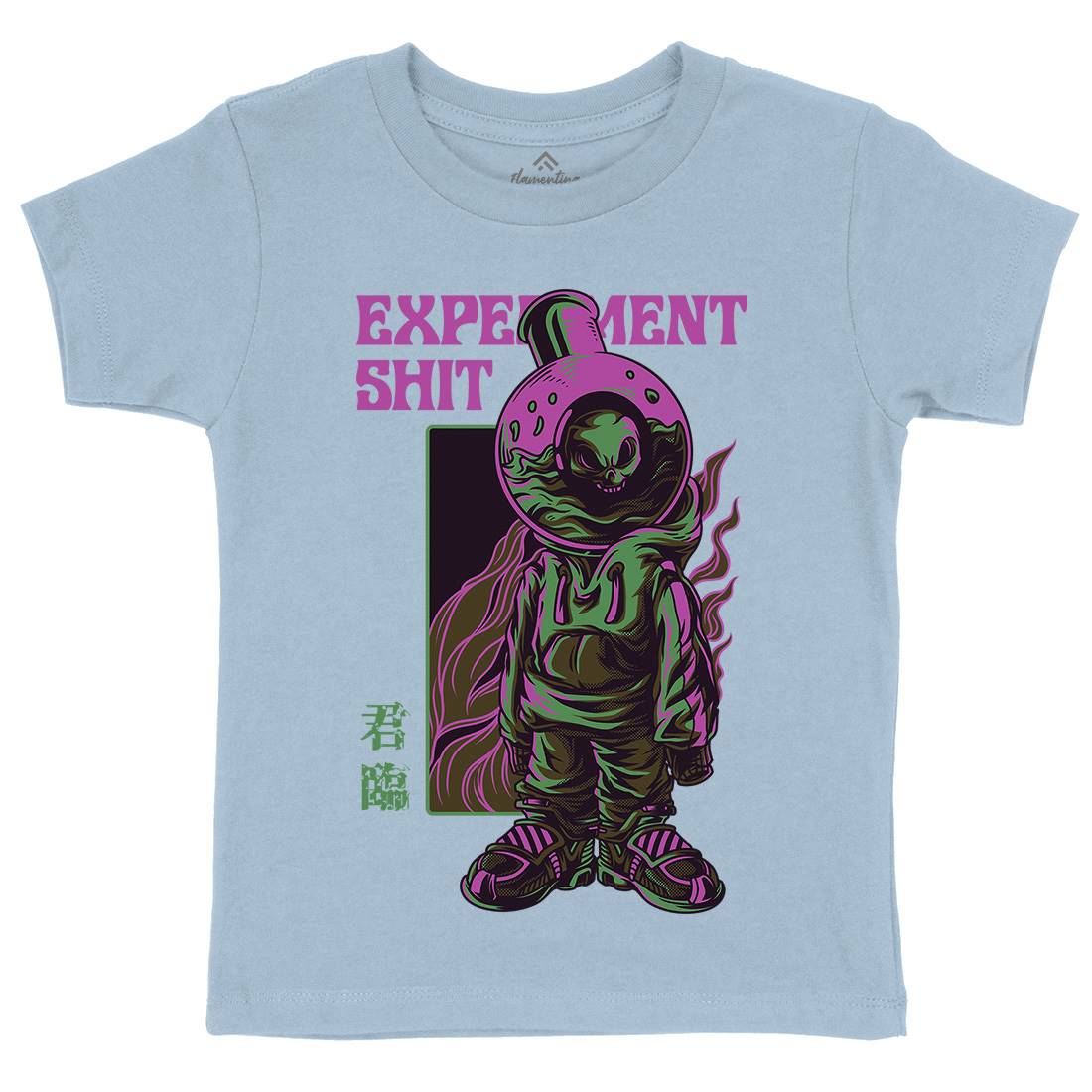 Experiment Kids Organic Crew Neck T-Shirt Space D766