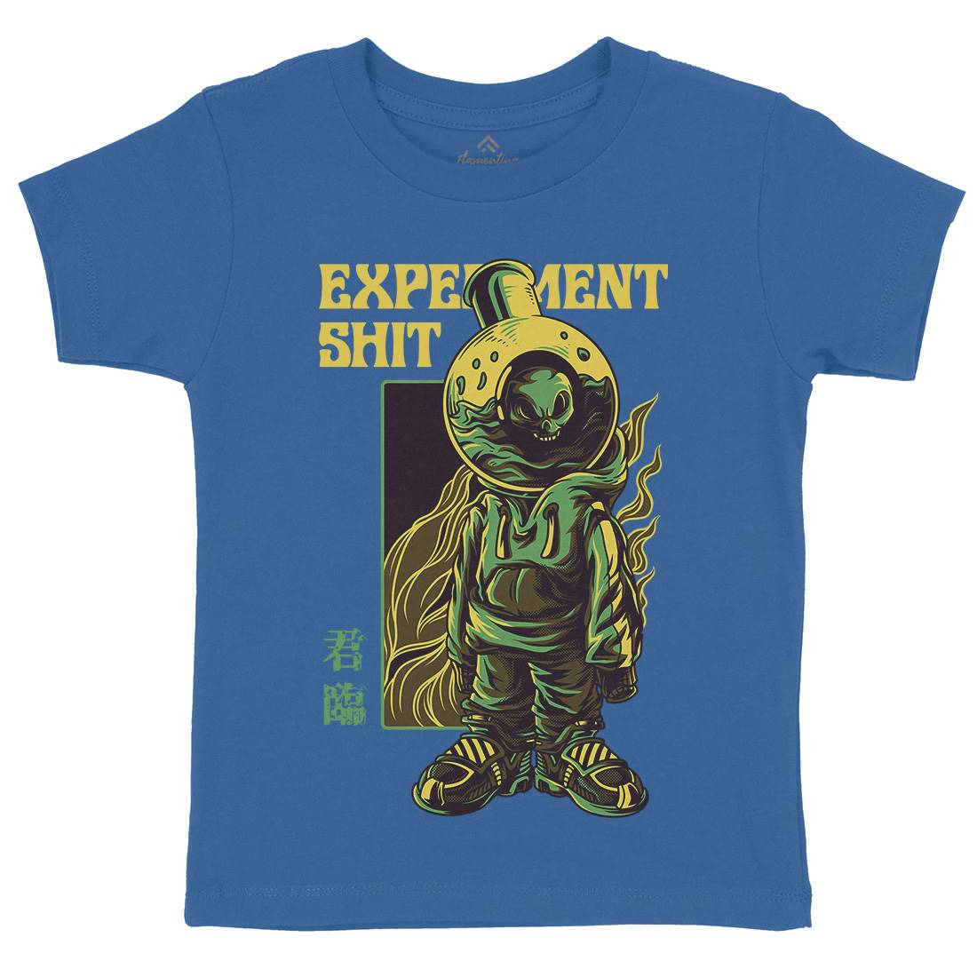 Experiment Kids Crew Neck T-Shirt Space D766