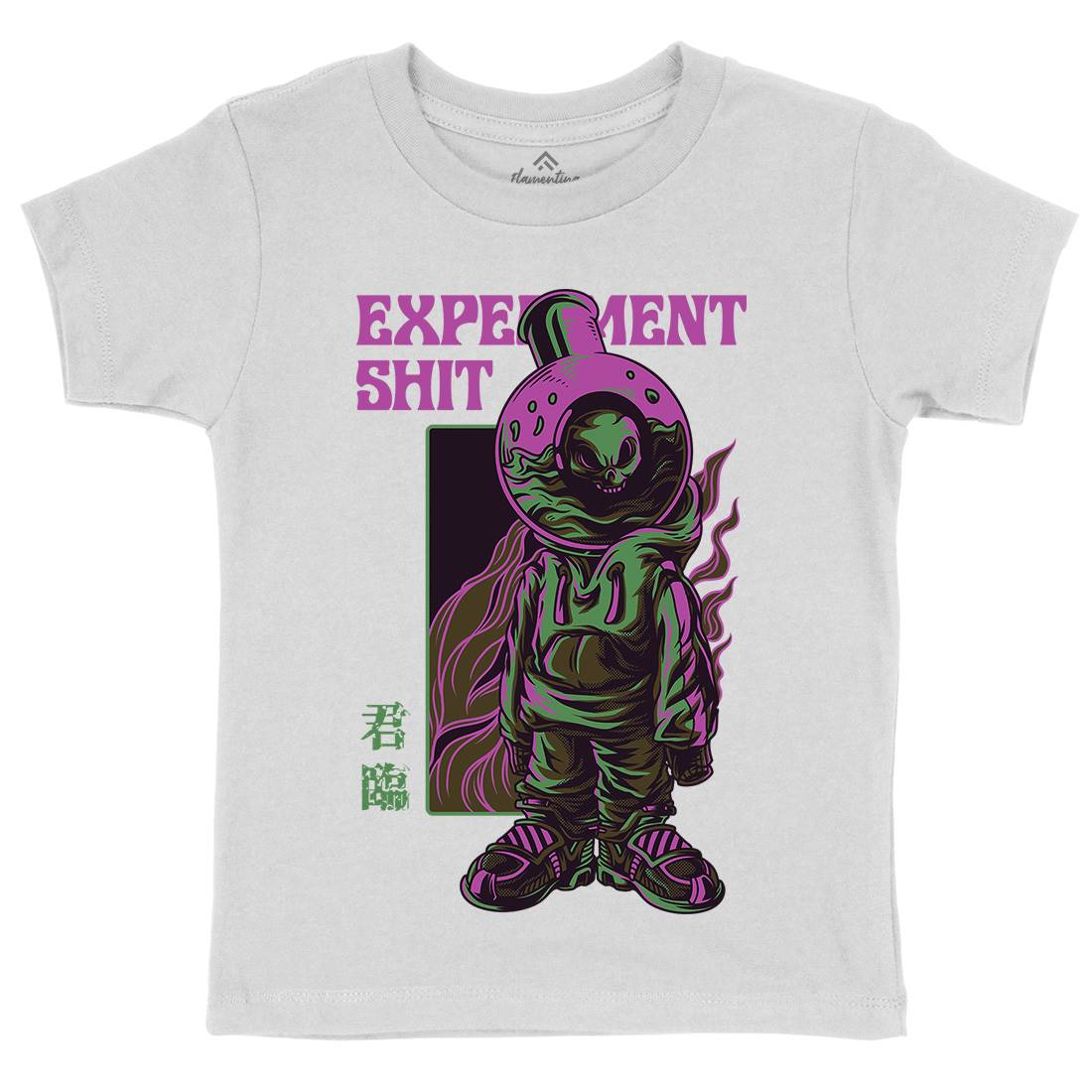 Experiment Kids Crew Neck T-Shirt Space D766