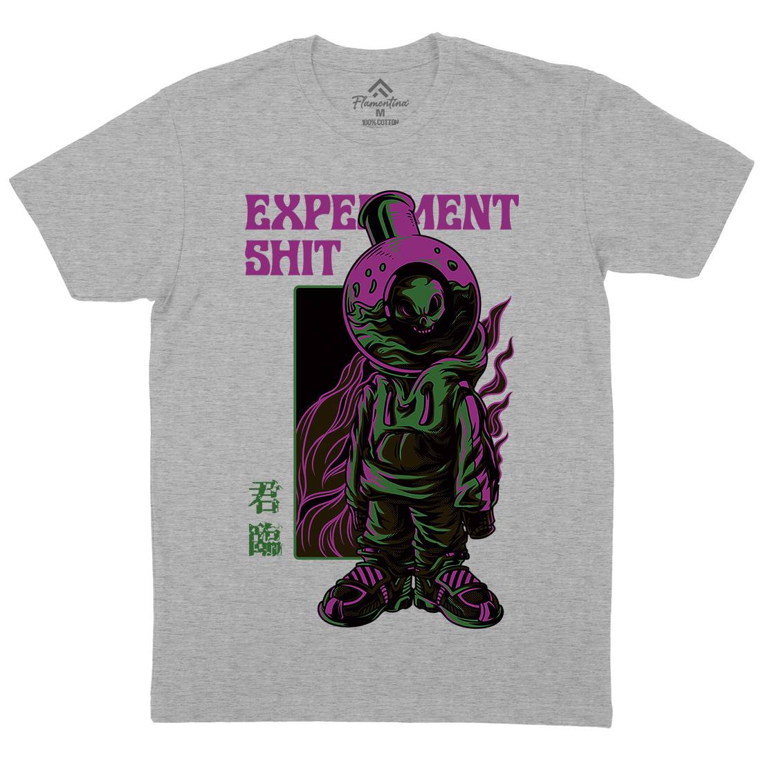 Experiment Mens Crew Neck T-Shirt Space D766