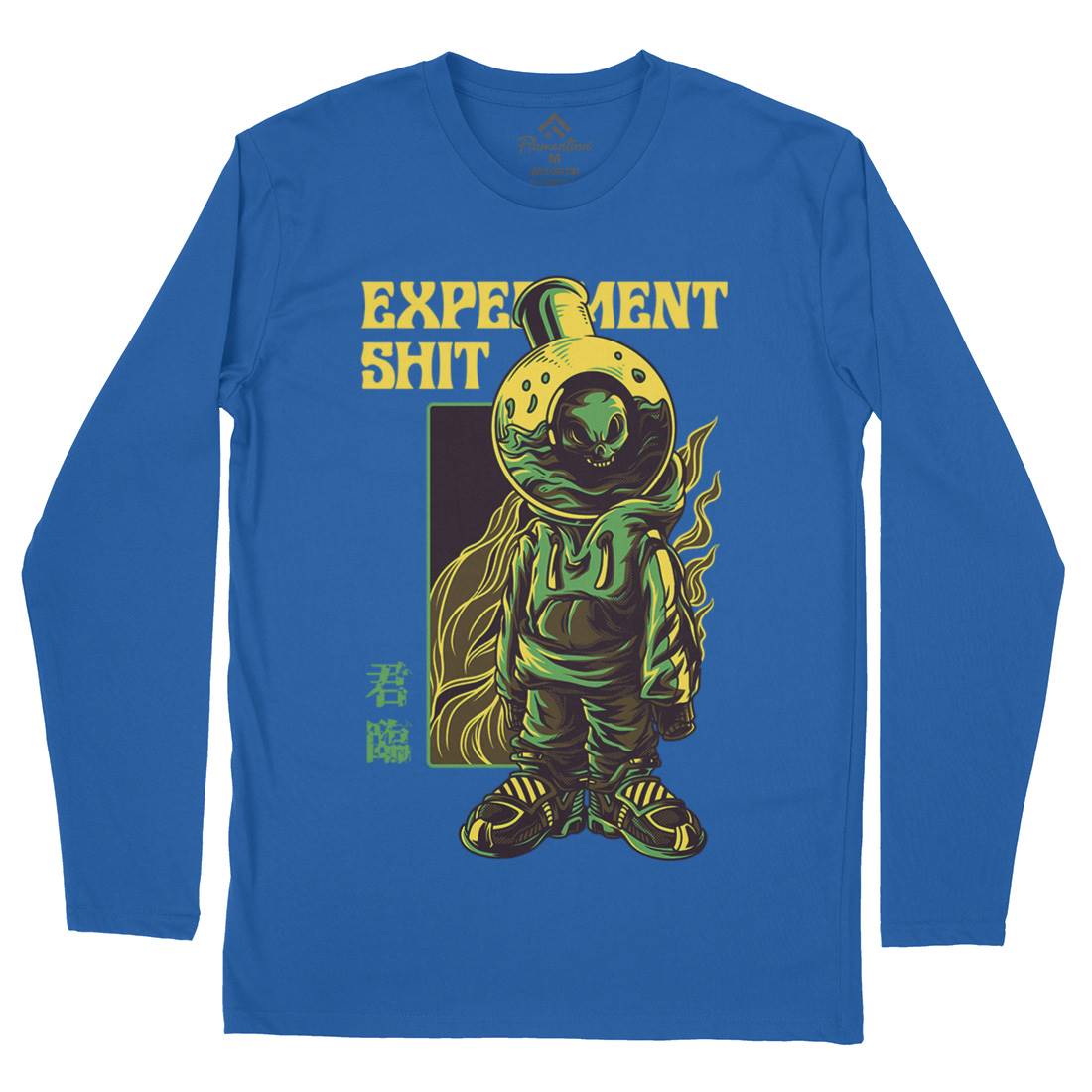 Experiment Mens Long Sleeve T-Shirt Space D766