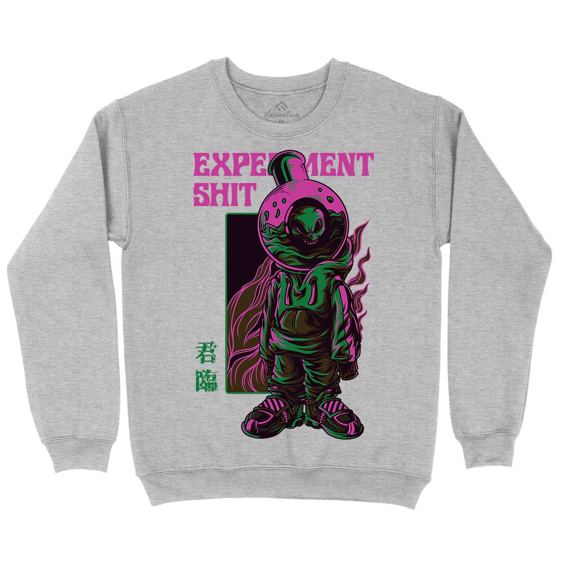 Experiment Mens Crew Neck Sweatshirt Space D766
