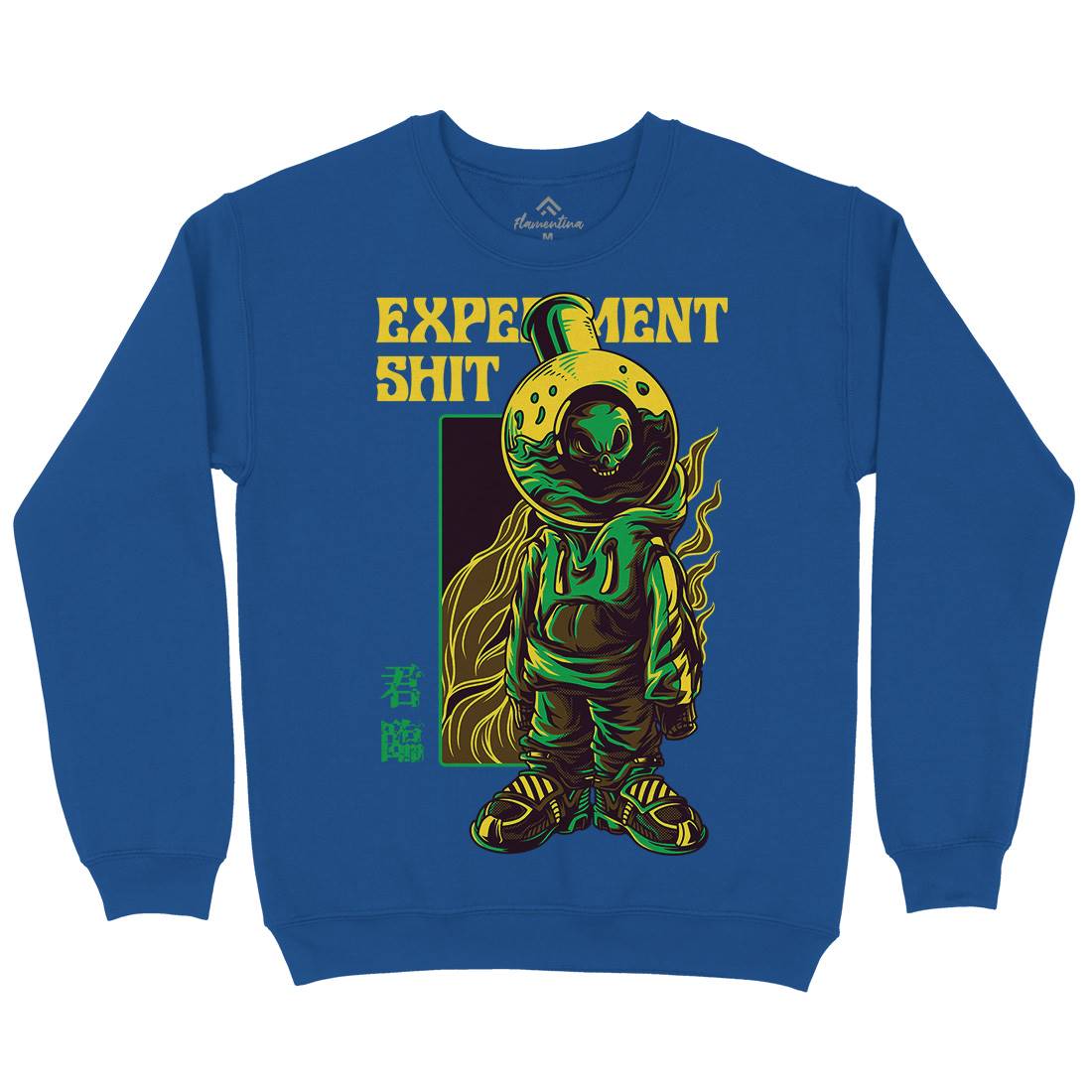 Experiment Mens Crew Neck Sweatshirt Space D766