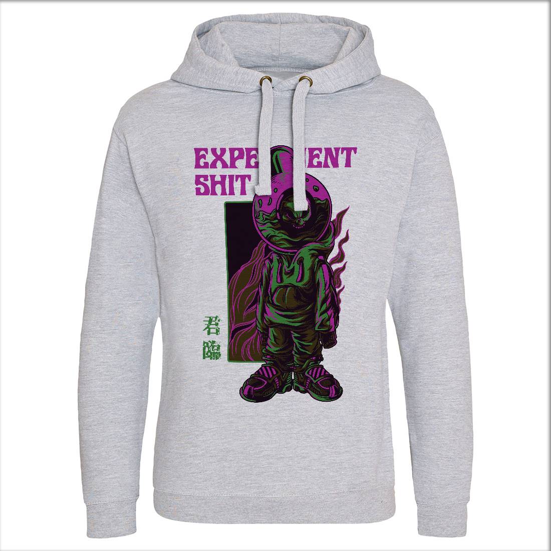 Experiment Mens Hoodie Without Pocket Space D766