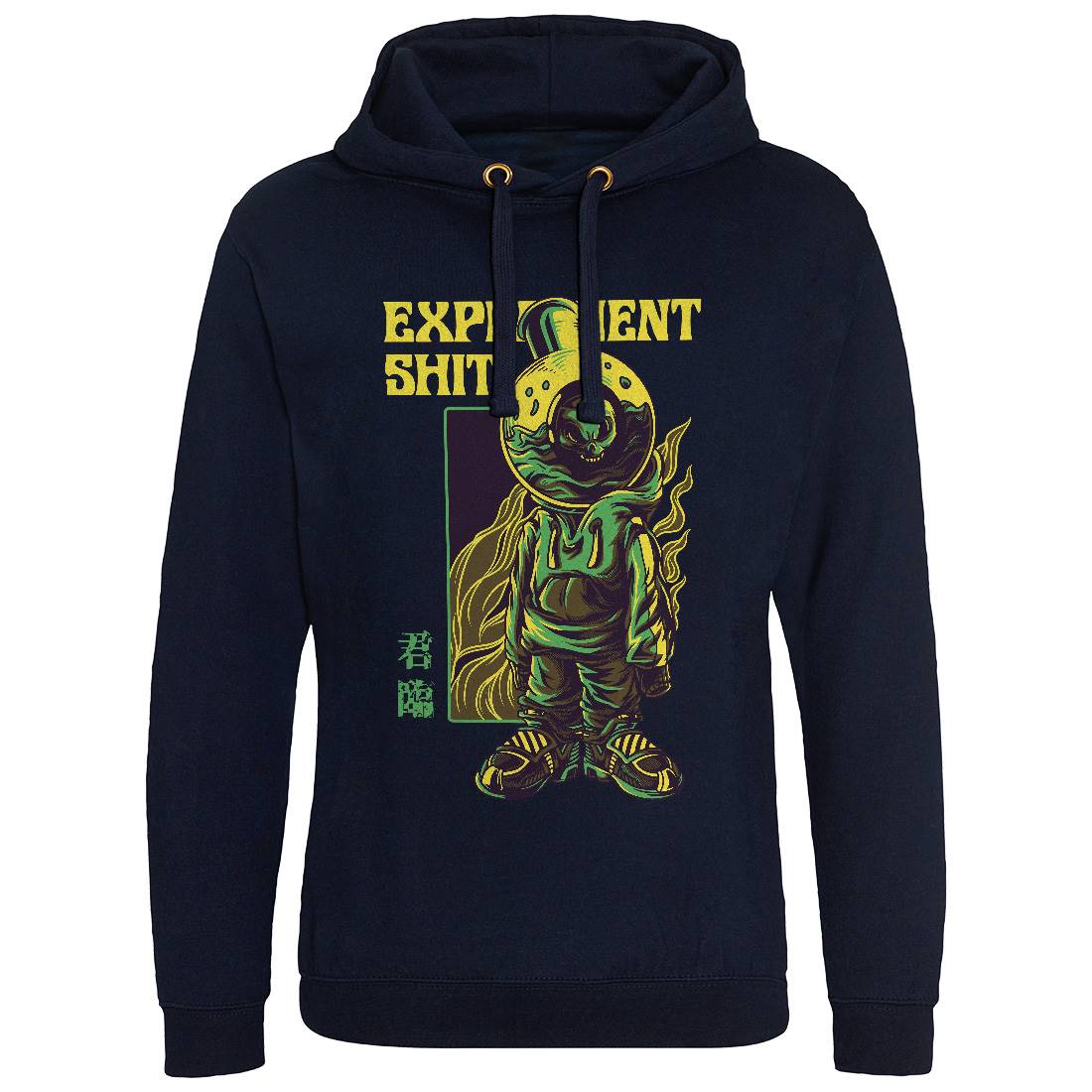 Experiment Mens Hoodie Without Pocket Space D766