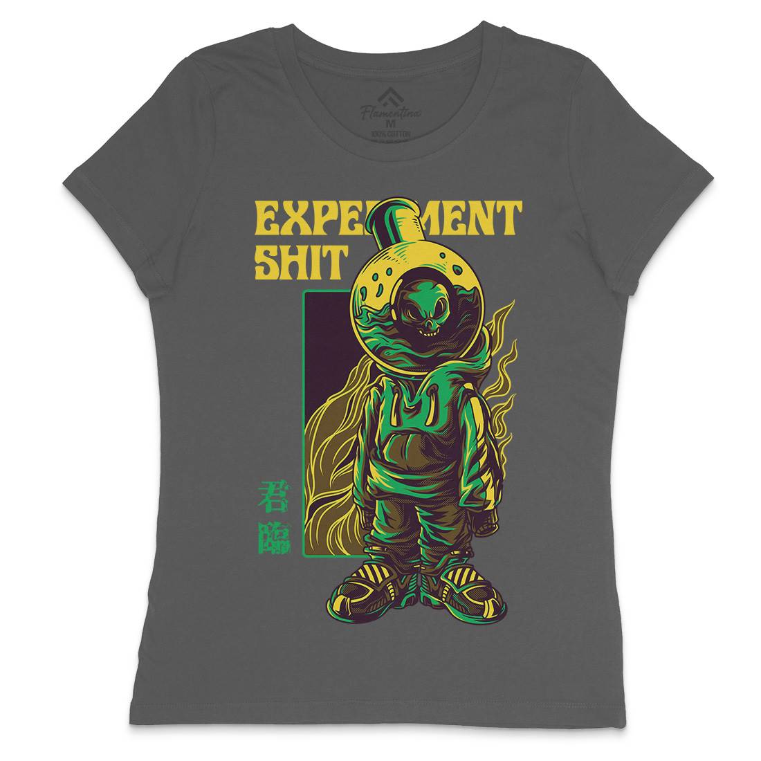Experiment Womens Crew Neck T-Shirt Space D766