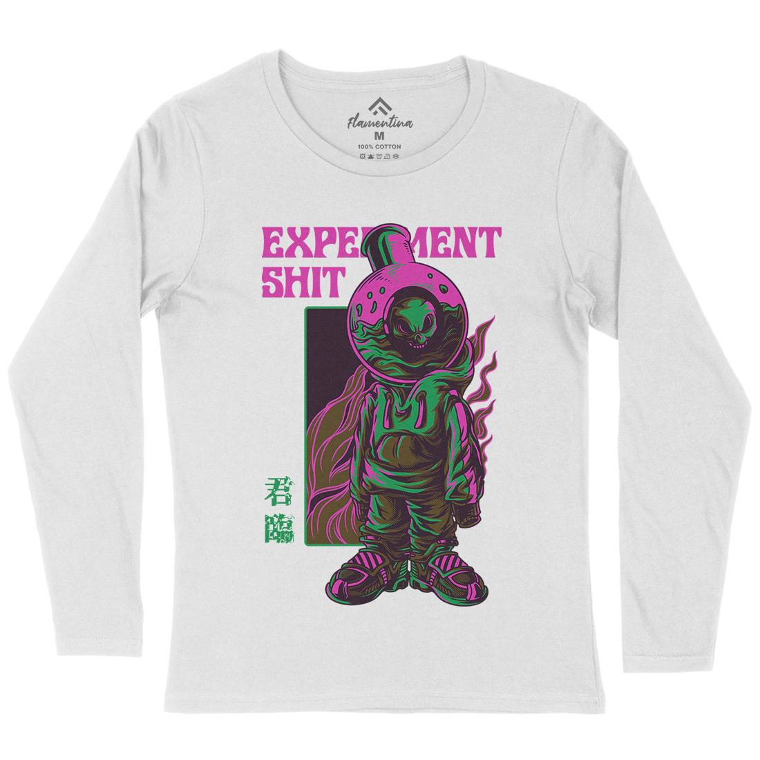 Experiment Womens Long Sleeve T-Shirt Space D766
