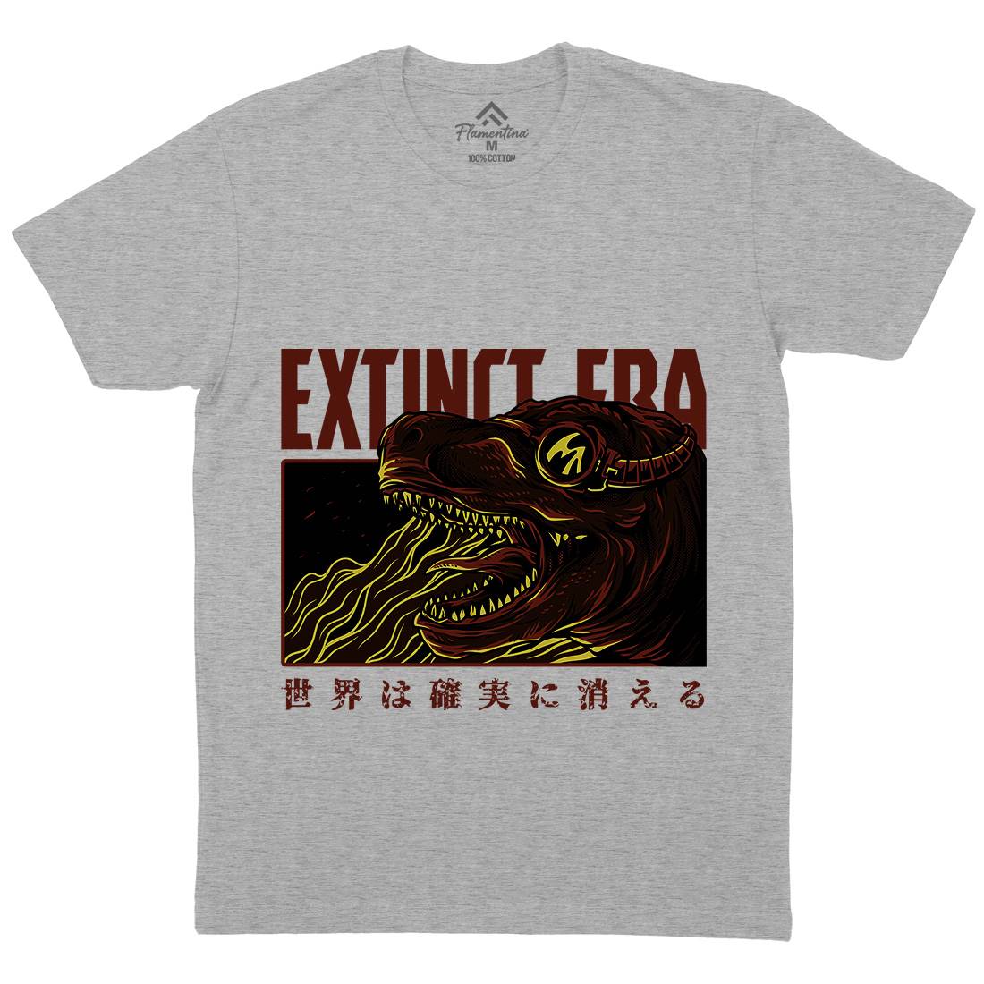 Extinct Era Mens Crew Neck T-Shirt Animals D767
