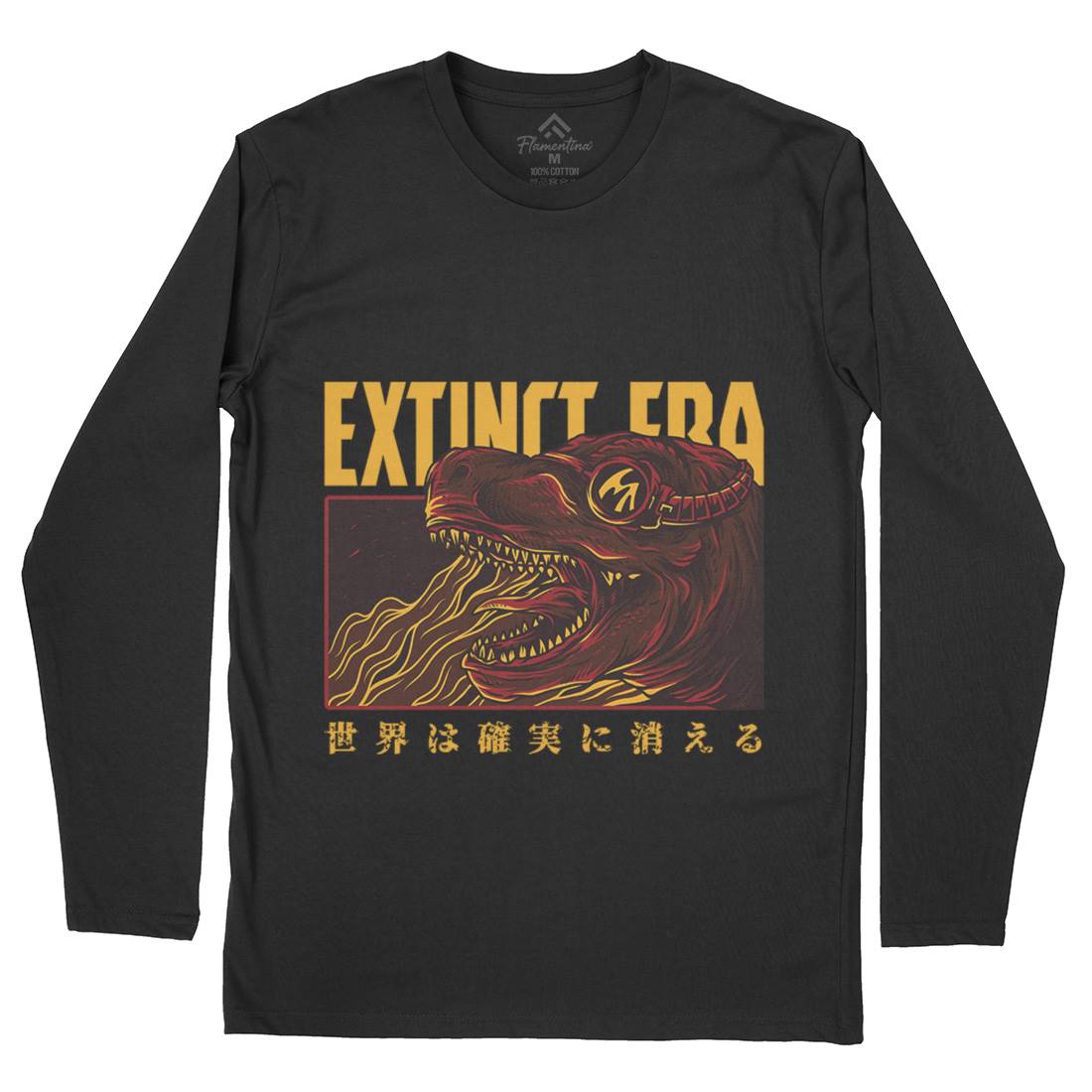 Extinct Era Mens Long Sleeve T-Shirt Animals D767