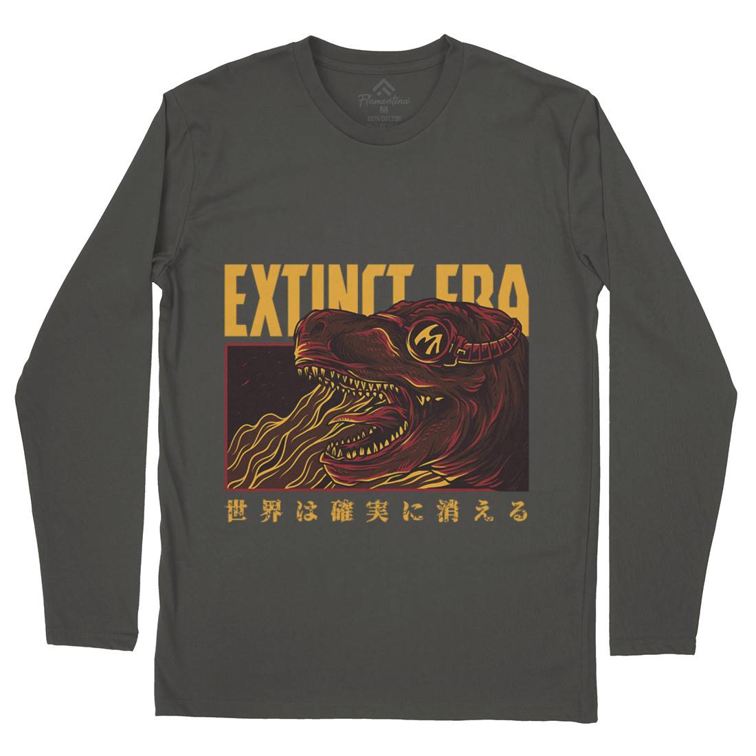 Extinct Era Mens Long Sleeve T-Shirt Animals D767