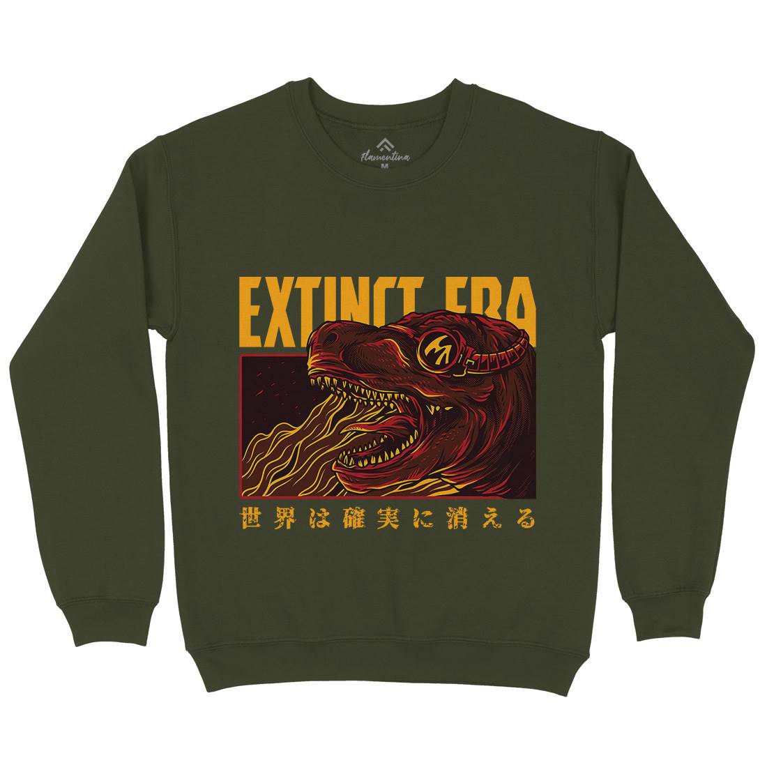 Extinct Era Mens Crew Neck Sweatshirt Animals D767