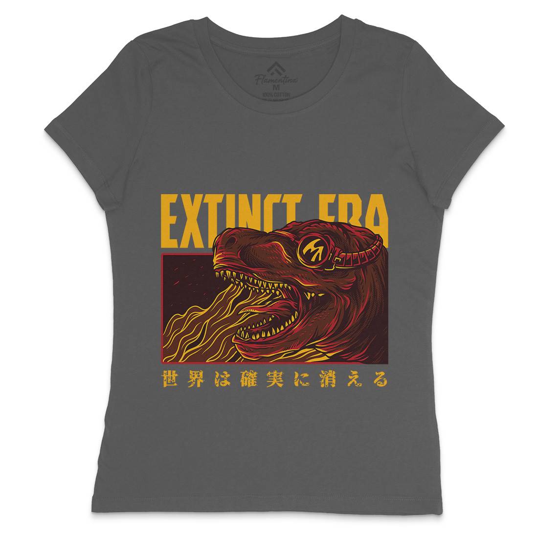Extinct Era Womens Crew Neck T-Shirt Animals D767