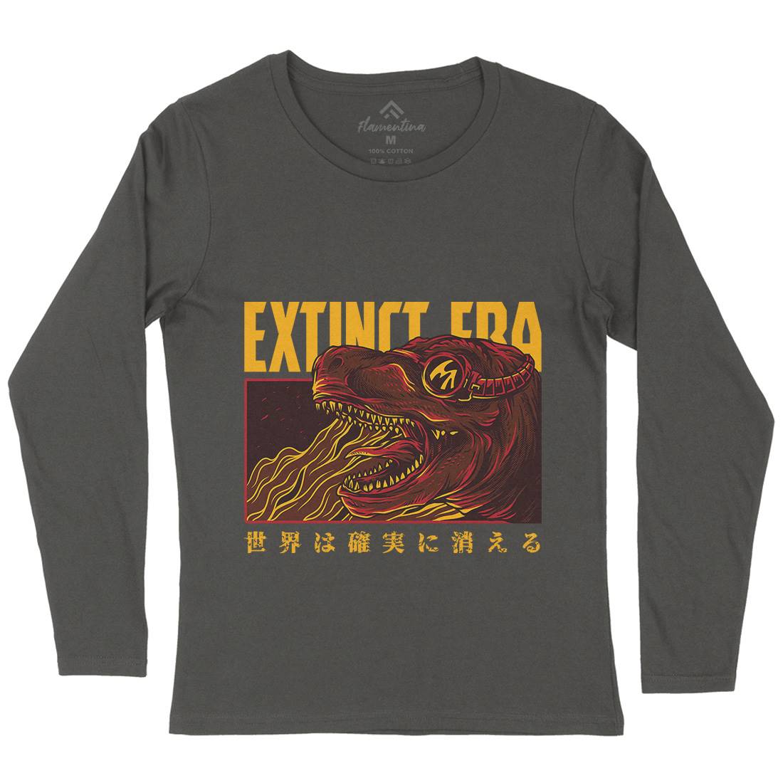 Extinct Era Womens Long Sleeve T-Shirt Animals D767
