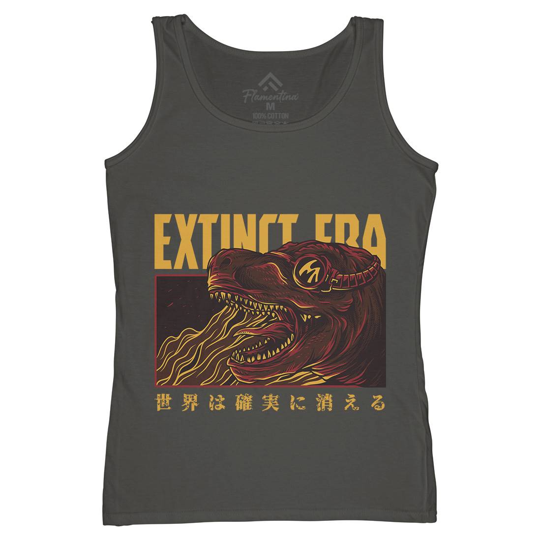 Extinct Era Womens Organic Tank Top Vest Animals D767