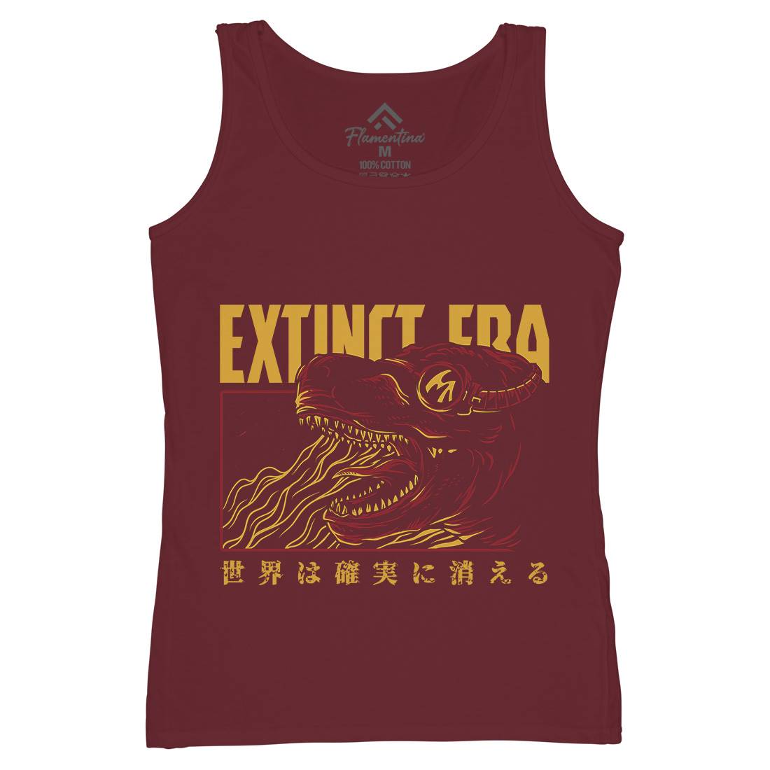 Extinct Era Womens Organic Tank Top Vest Animals D767