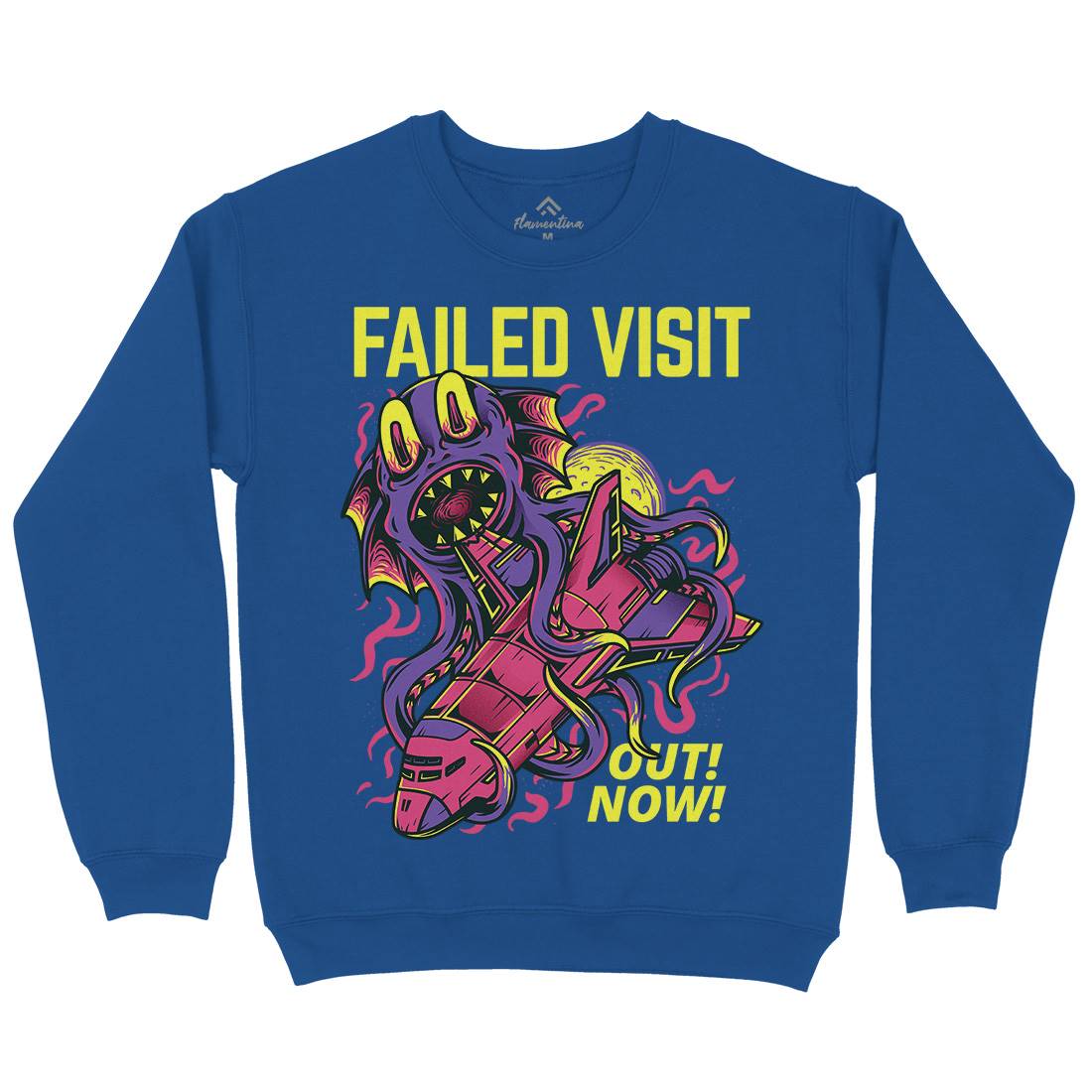 Failed Visit Kids Crew Neck Sweatshirt Space D769