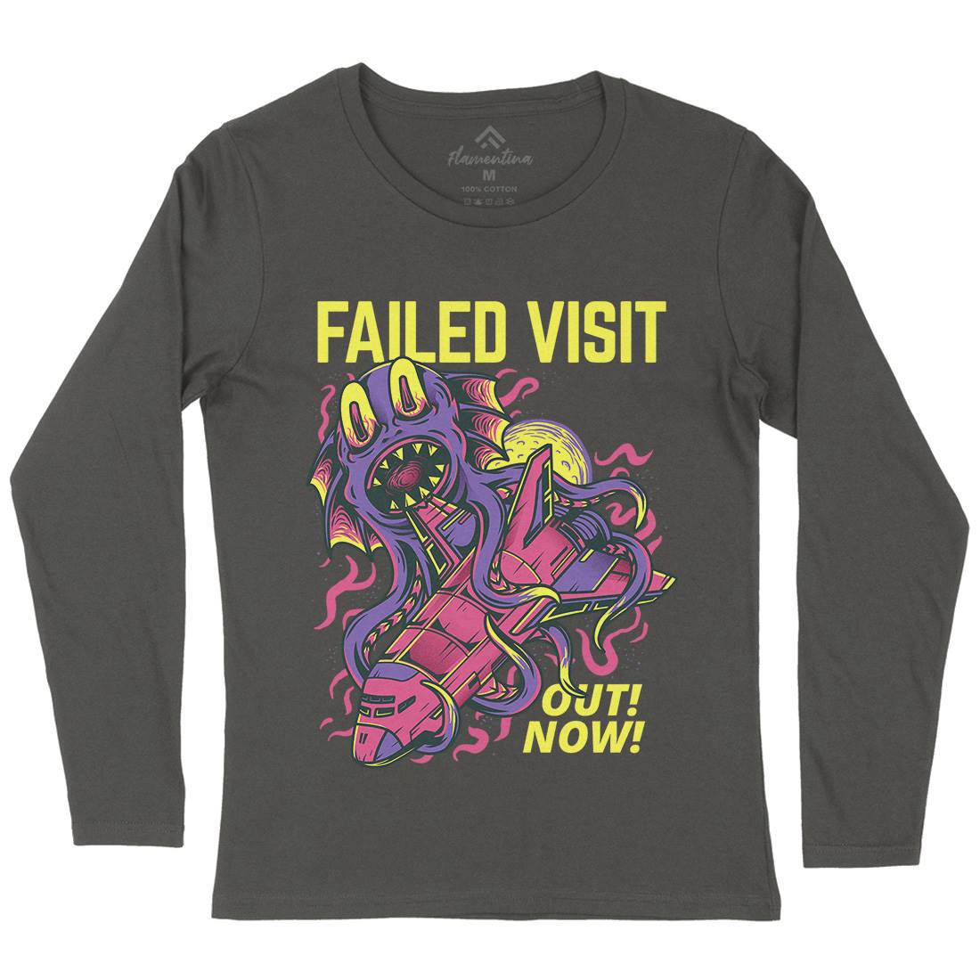 Failed Visit Womens Long Sleeve T-Shirt Space D769