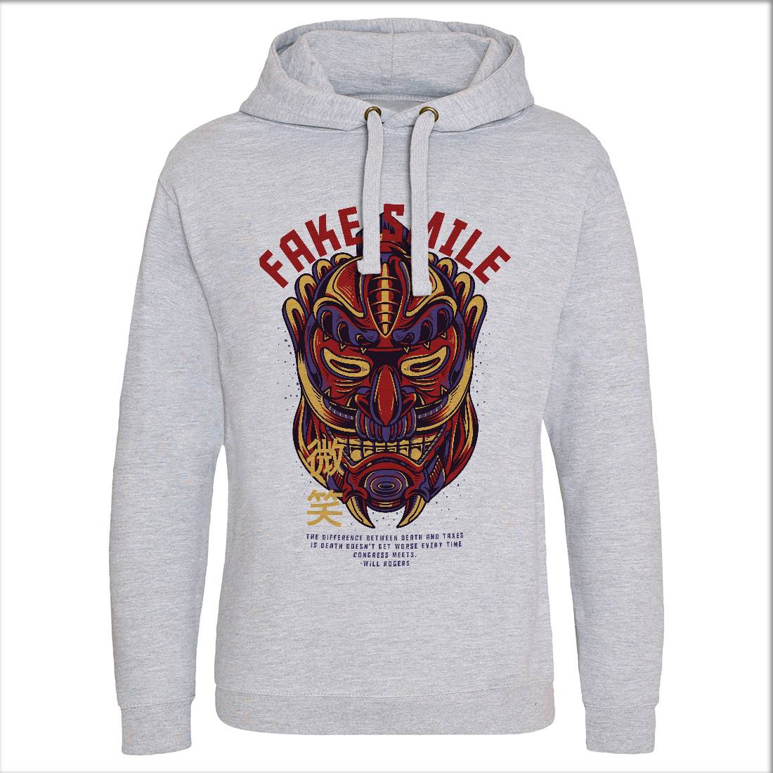 Fake Smile Mens Hoodie Without Pocket Warriors D770