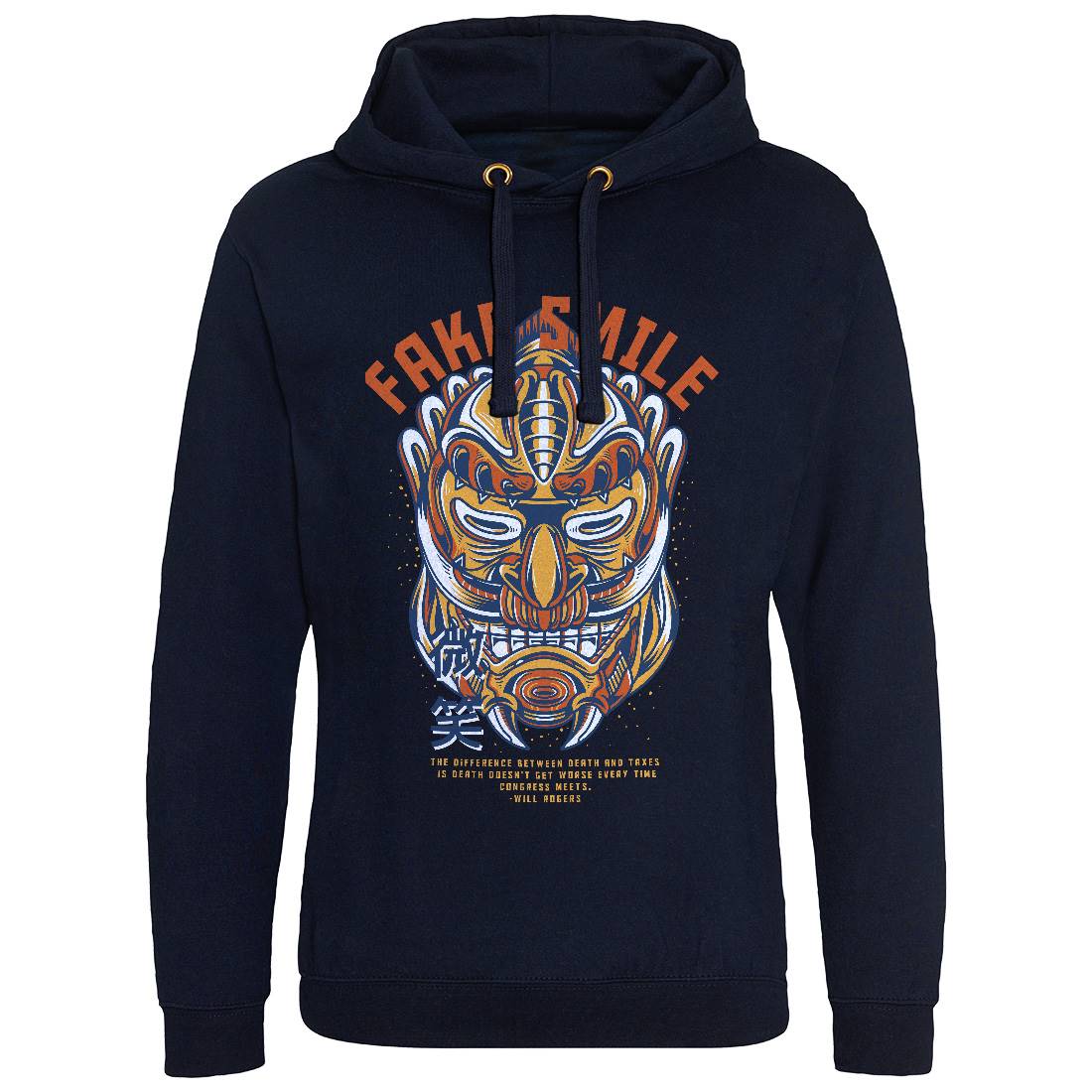Fake Smile Mens Hoodie Without Pocket Warriors D770