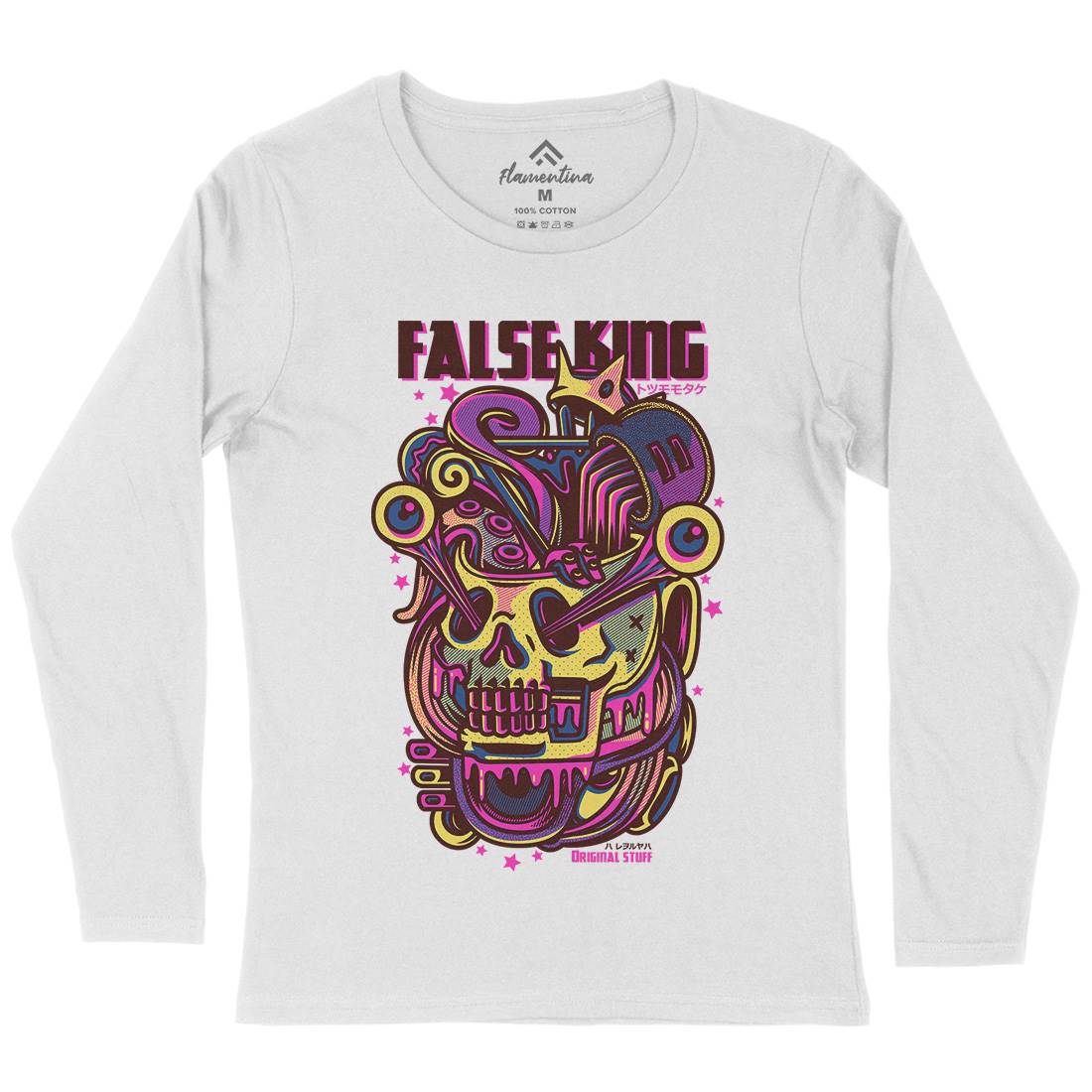 False King Womens Long Sleeve T-Shirt Horror D771
