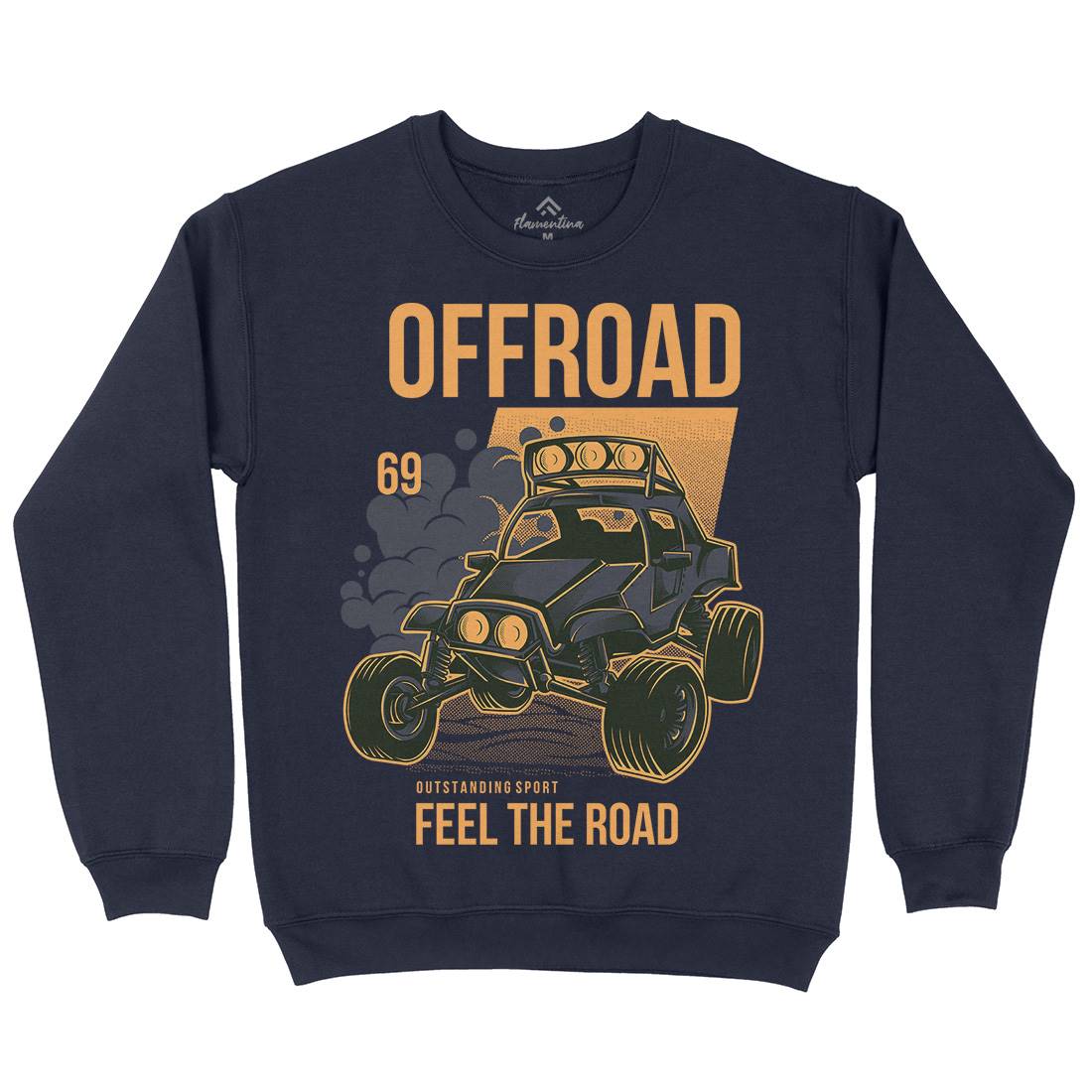Feel The Road Kids Crew Neck Sweatshirt Cars D772