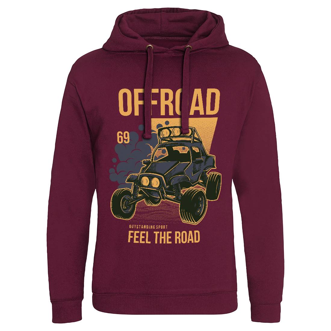 Feel The Road Mens Hoodie Without Pocket Cars D772