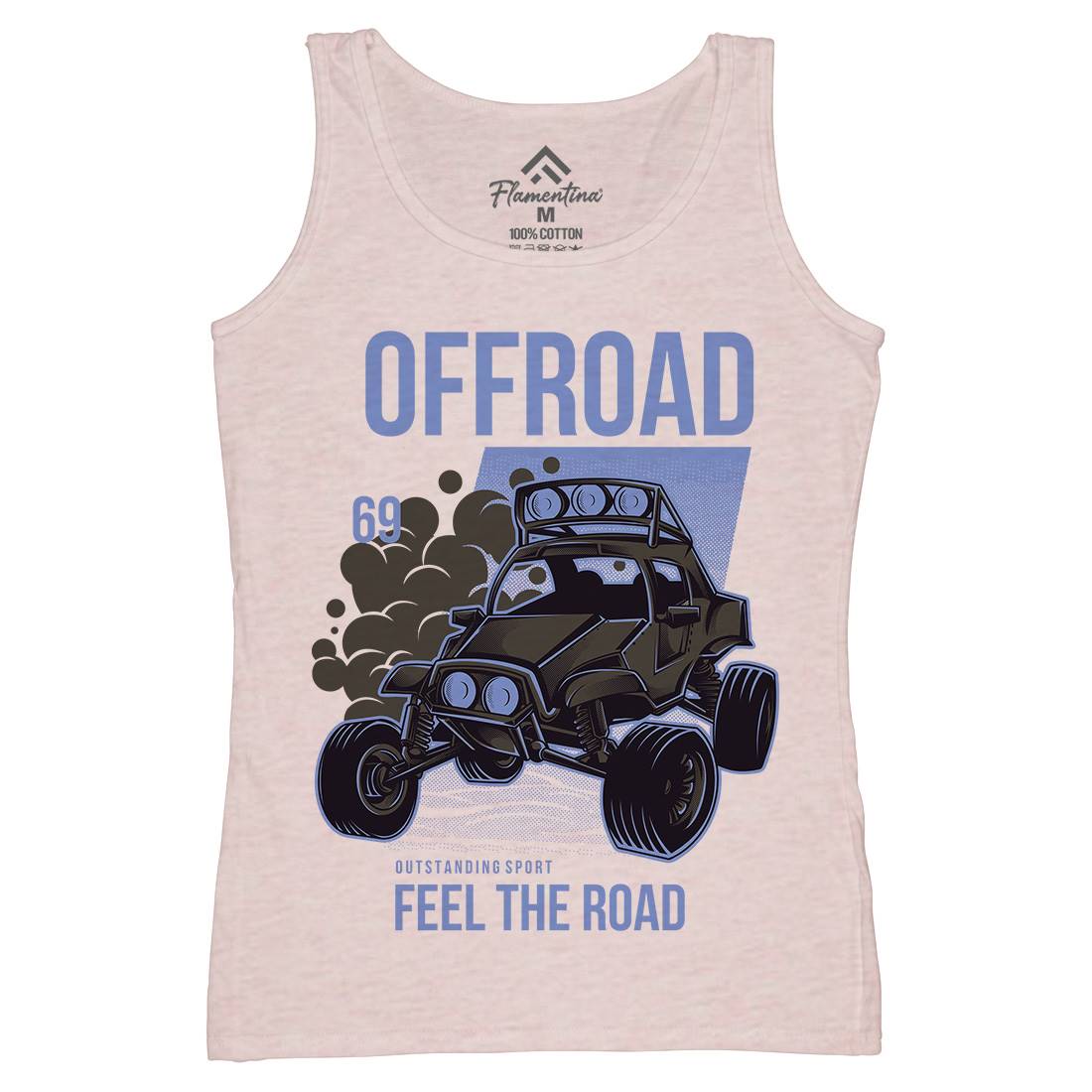 Feel The Road Womens Organic Tank Top Vest Cars D772
