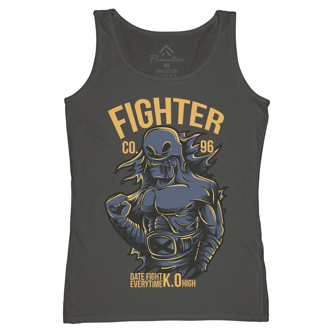 Fighter Womens Organic Tank Top Vest Warriors D774