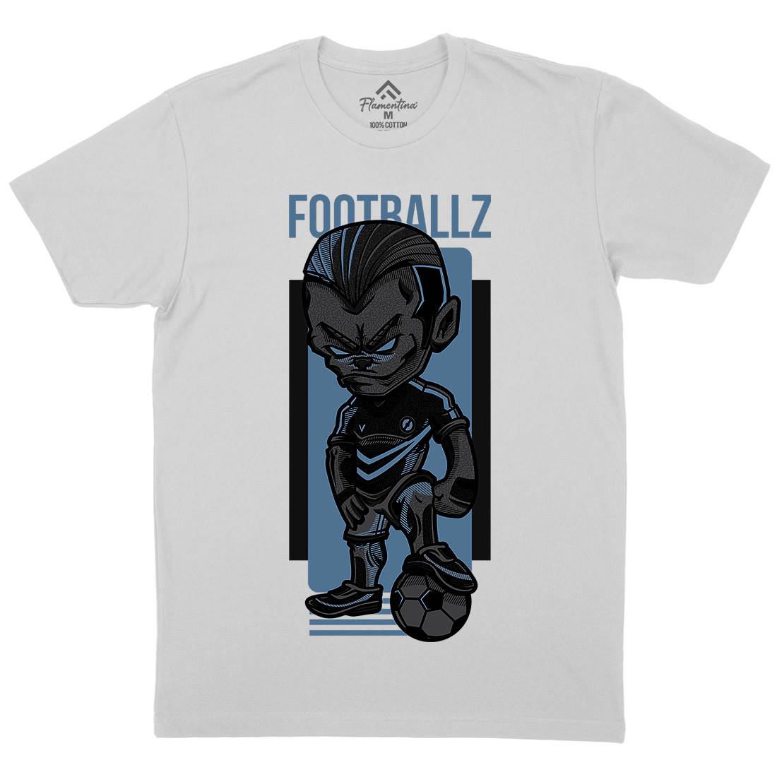 Football Mens Crew Neck T-Shirt Sport D779