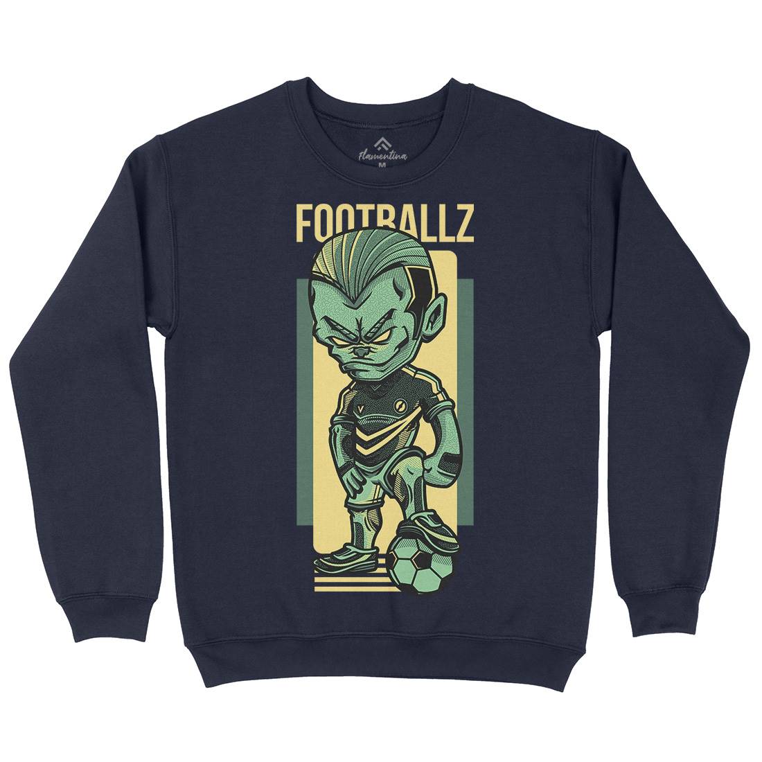 Football Kids Crew Neck Sweatshirt Sport D779