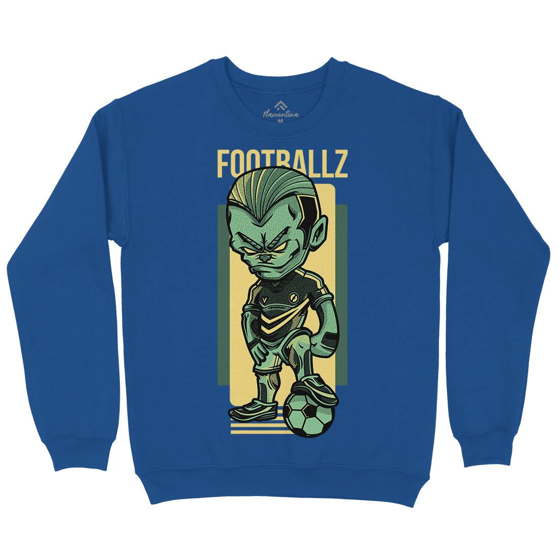 Football Mens Crew Neck Sweatshirt Sport D779