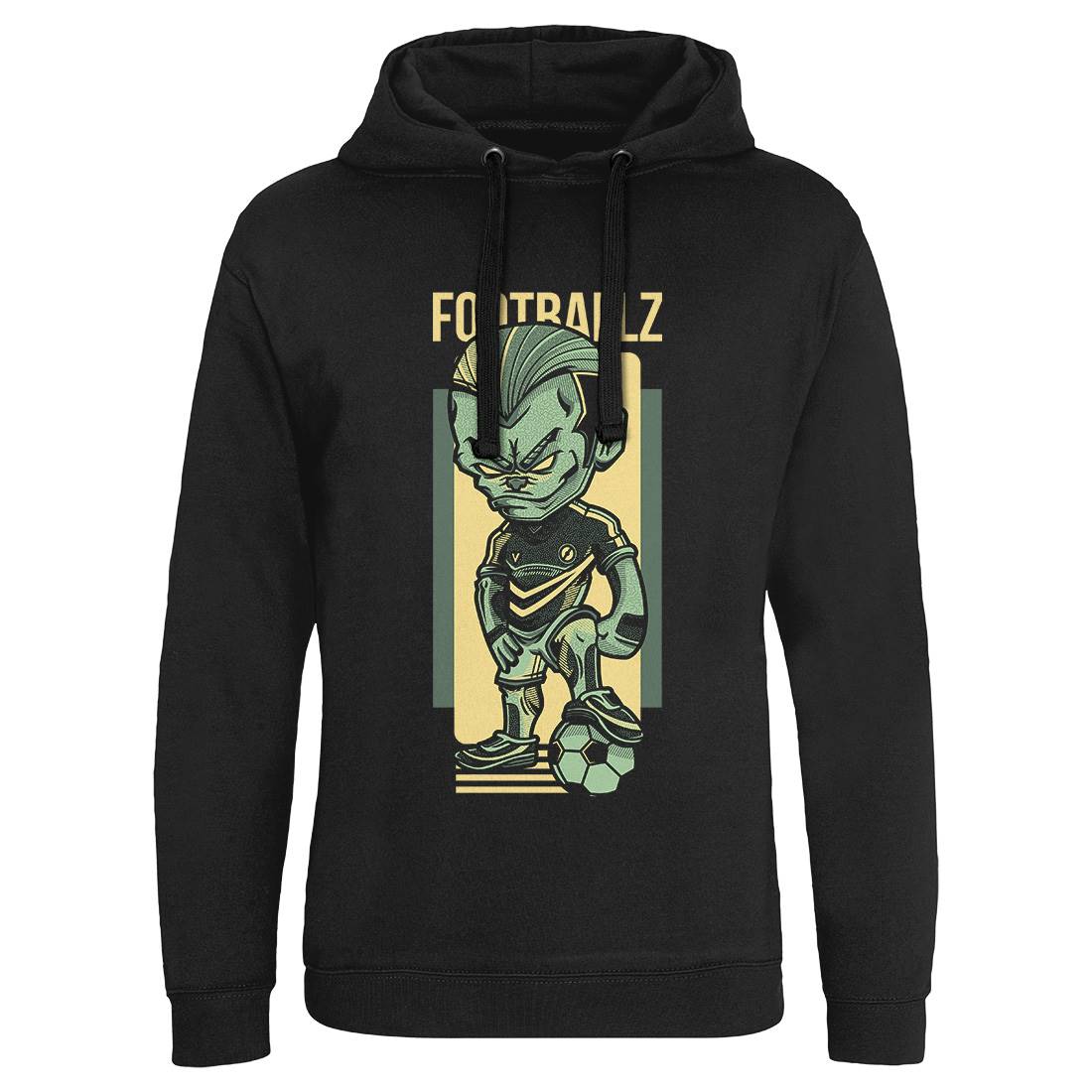 Football Mens Hoodie Without Pocket Sport D779