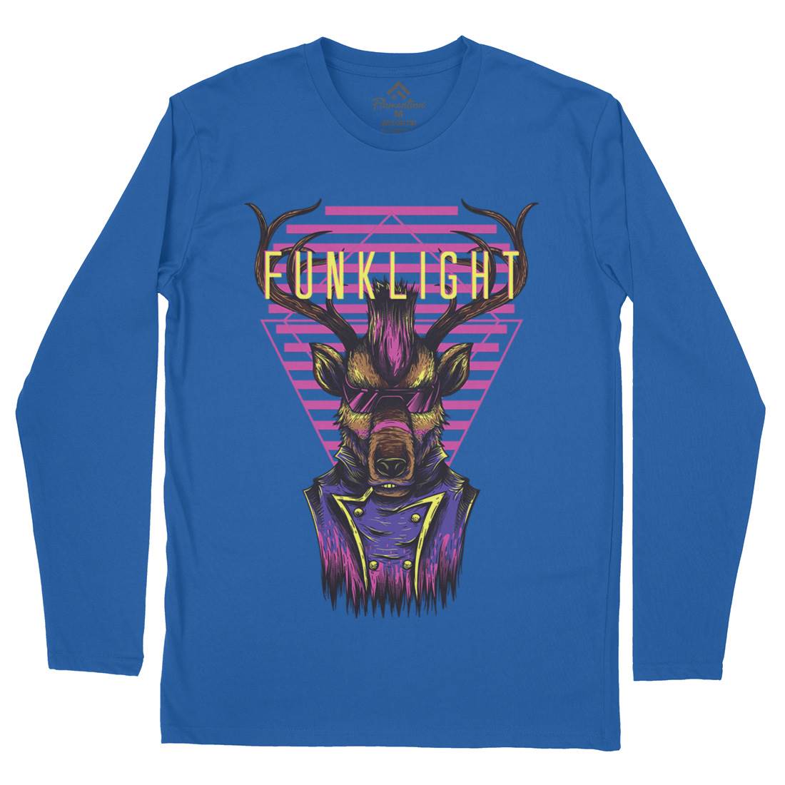 Funk Light Mens Long Sleeve T-Shirt Animals D783
