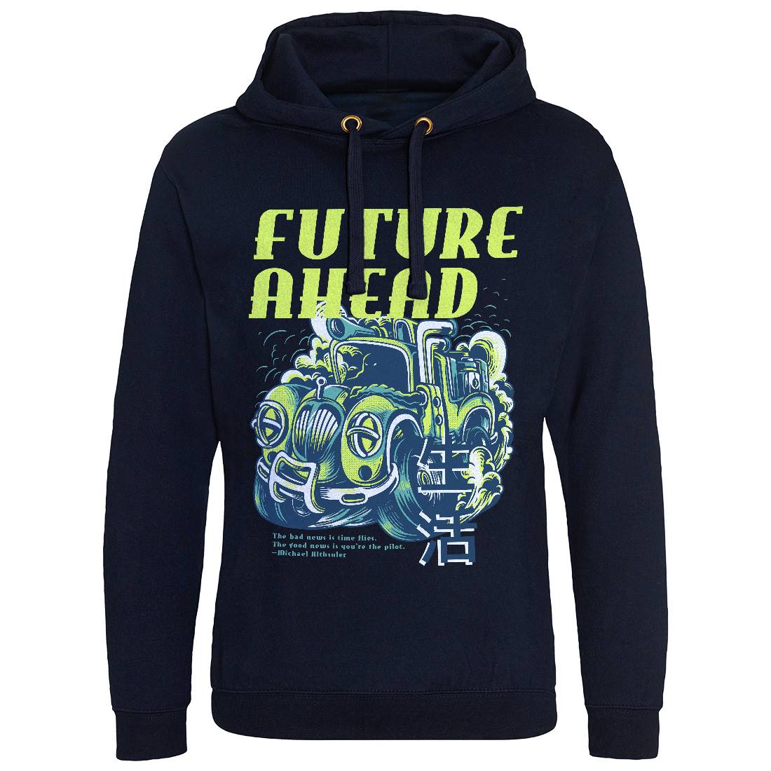 Future Ahead Mens Hoodie Without Pocket Cars D787