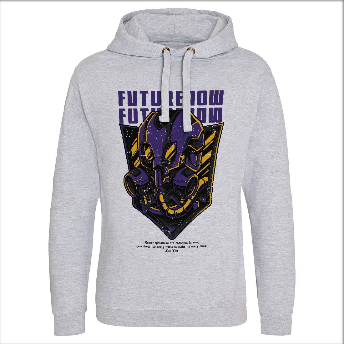 Future Now Mens Hoodie Without Pocket Army D788