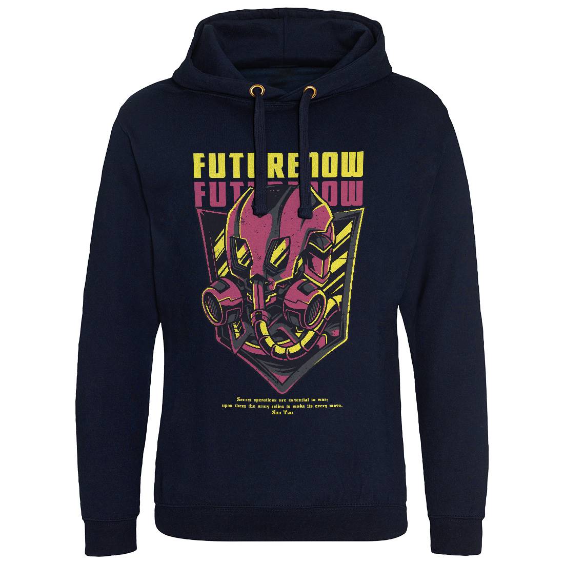 Future Now Mens Hoodie Without Pocket Army D788