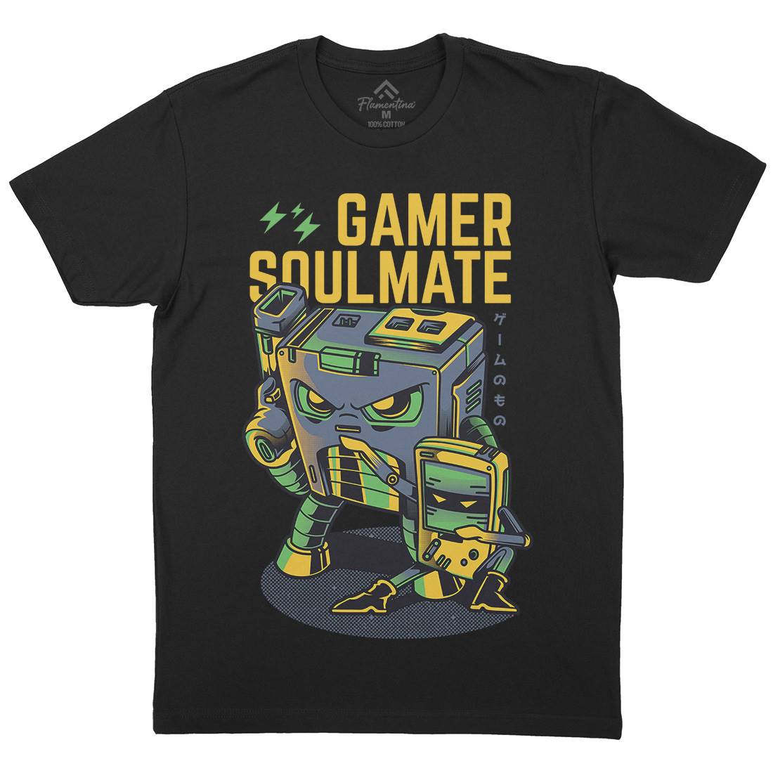 Gamer Soulmate Mens Crew Neck T-Shirt Geek D790