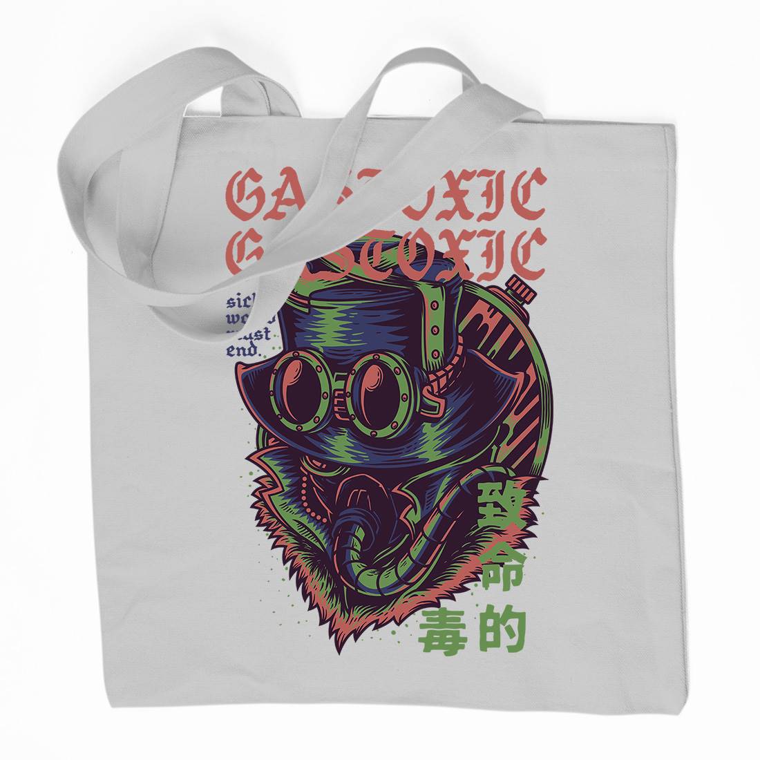 Gas Toxic Organic Premium Cotton Tote Bag Steampunk D792