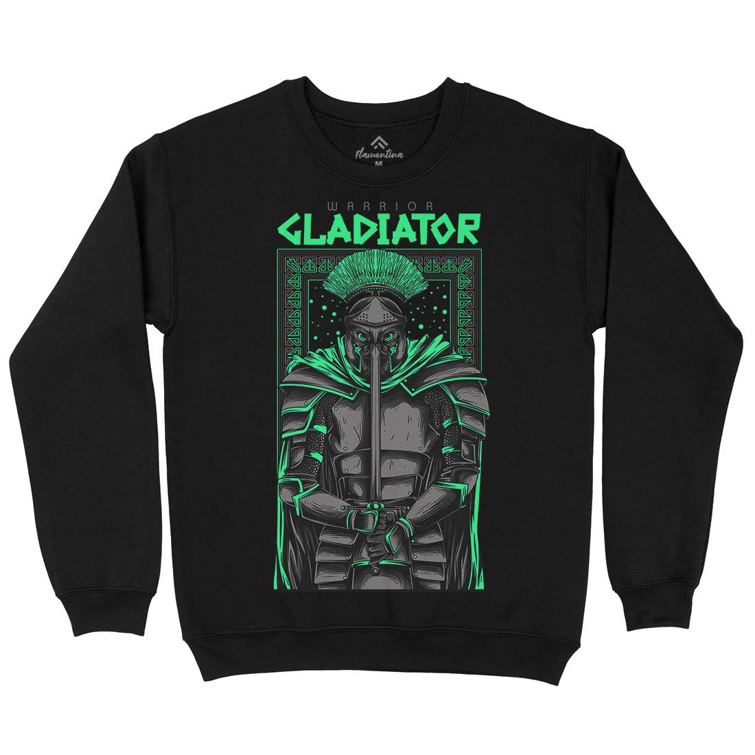 Gladiator Kids Crew Neck Sweatshirt Warriors D794