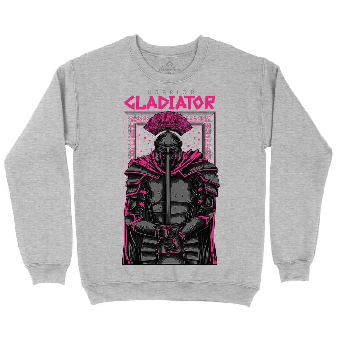 Gladiator Kids Crew Neck Sweatshirt Warriors D794