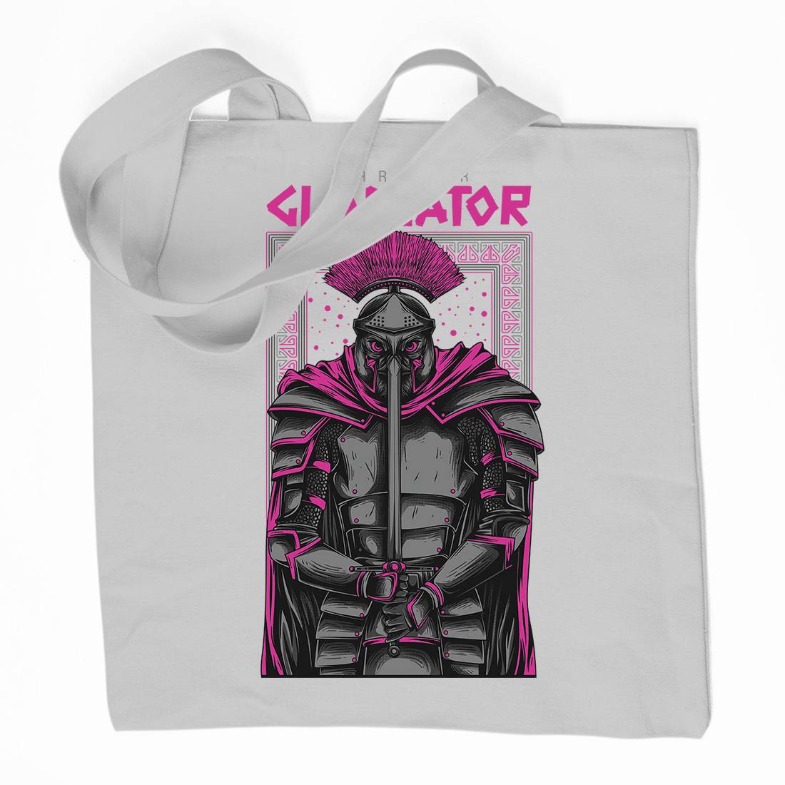 Gladiator Organic Premium Cotton Tote Bag Warriors D794